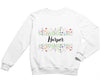 a white sweatshirt with the name harper printed on it