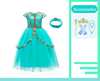 Princess Jasmine Inspired Girls Dress