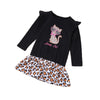 SkipStars Girls Full Sleeve " Little Cat " Print  Dress