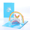 Handmade Rainbow Unicorn Pop Up Birthday Card Greeting Card