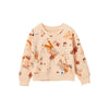 Long-Sleeve Beautiful Floral Pattern girl sweatshirt