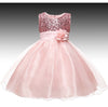 Girls Princess Dress for Girls Tutu Sleeveless Sequin Party Dress