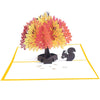 Multi Colours Tree 3D Pop-Up Greeting Card - Handmade Perfect for Birthday Wishes Weddings, Thanks, Congrats & More!